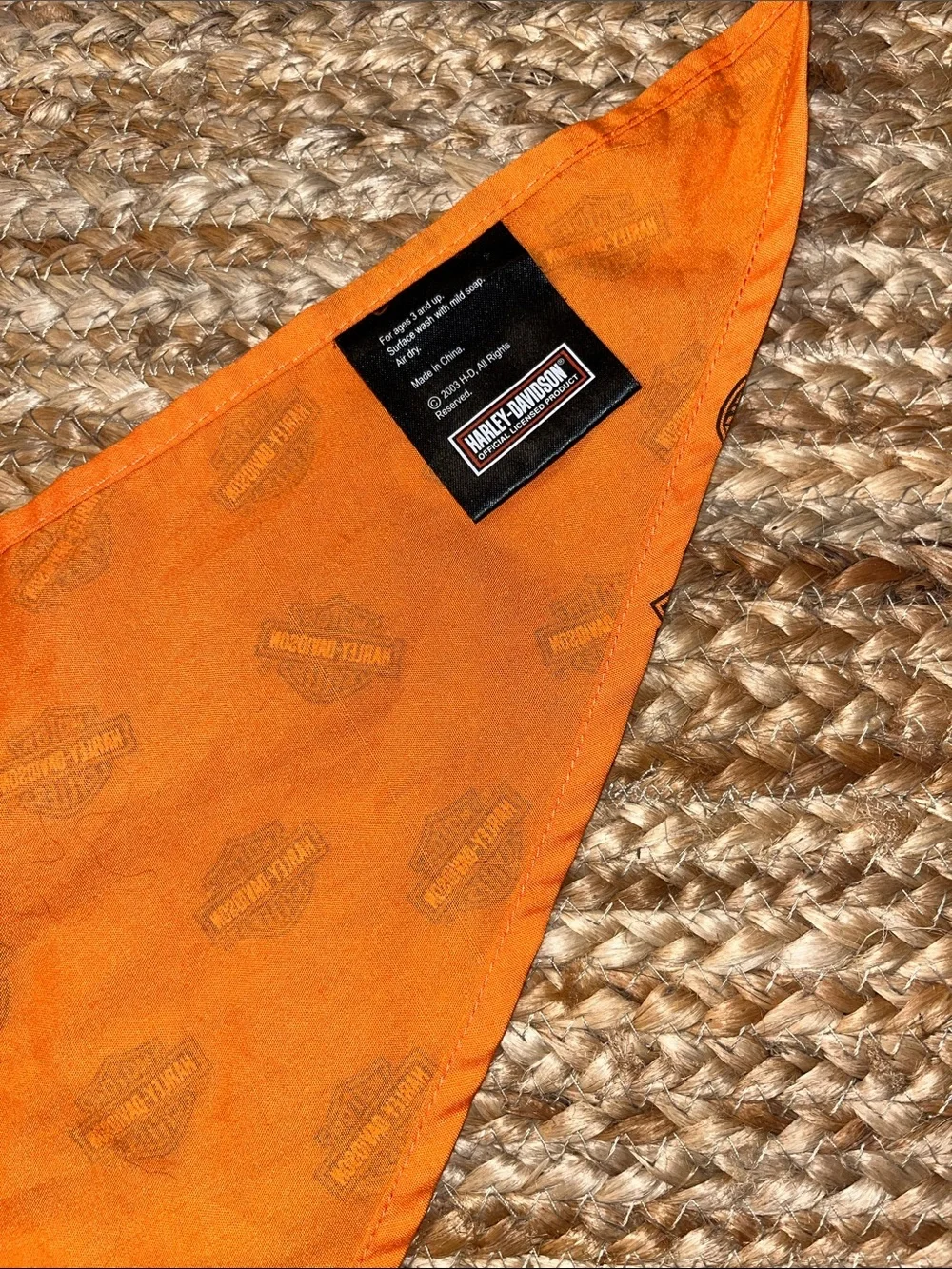 Harley-Davidson pet bandanna